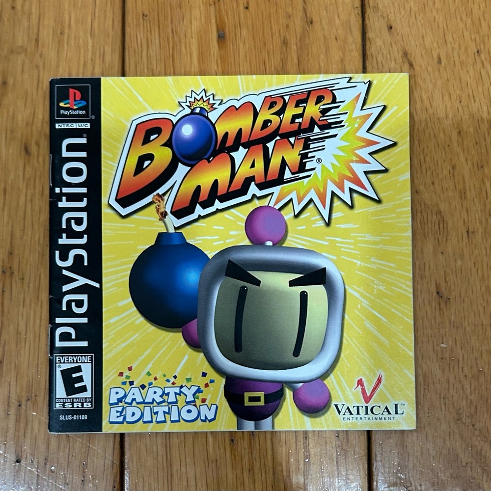 Bomberman Party Edition for PlayStation Manual Only